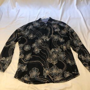 TORI RICHARD LONG SLEEVE ALOHA SHIRT
